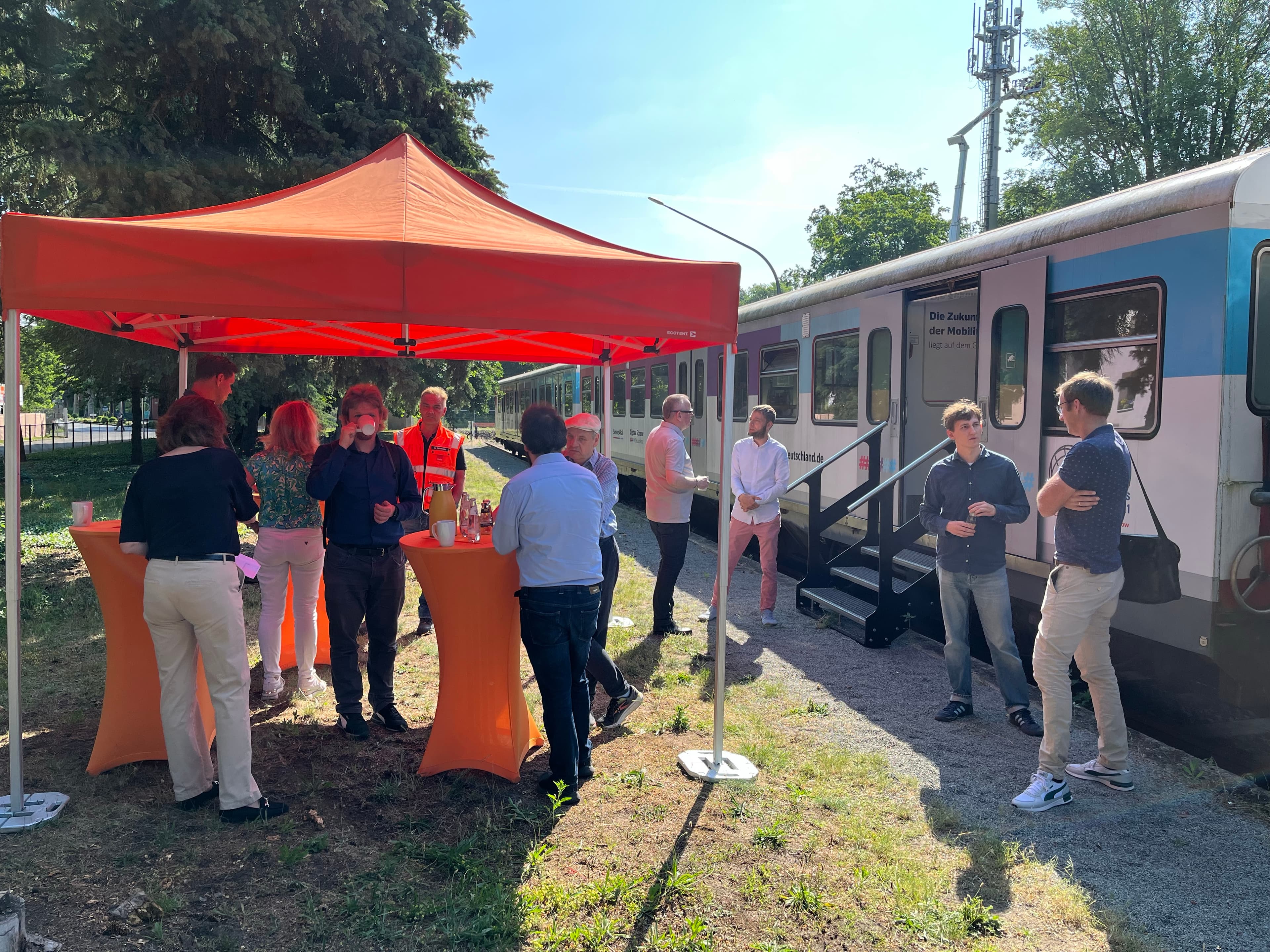 AG Bahnlogistik des LNBB diskutiert „Die Eisenbahn von morgen“ in Berlin-Spandau