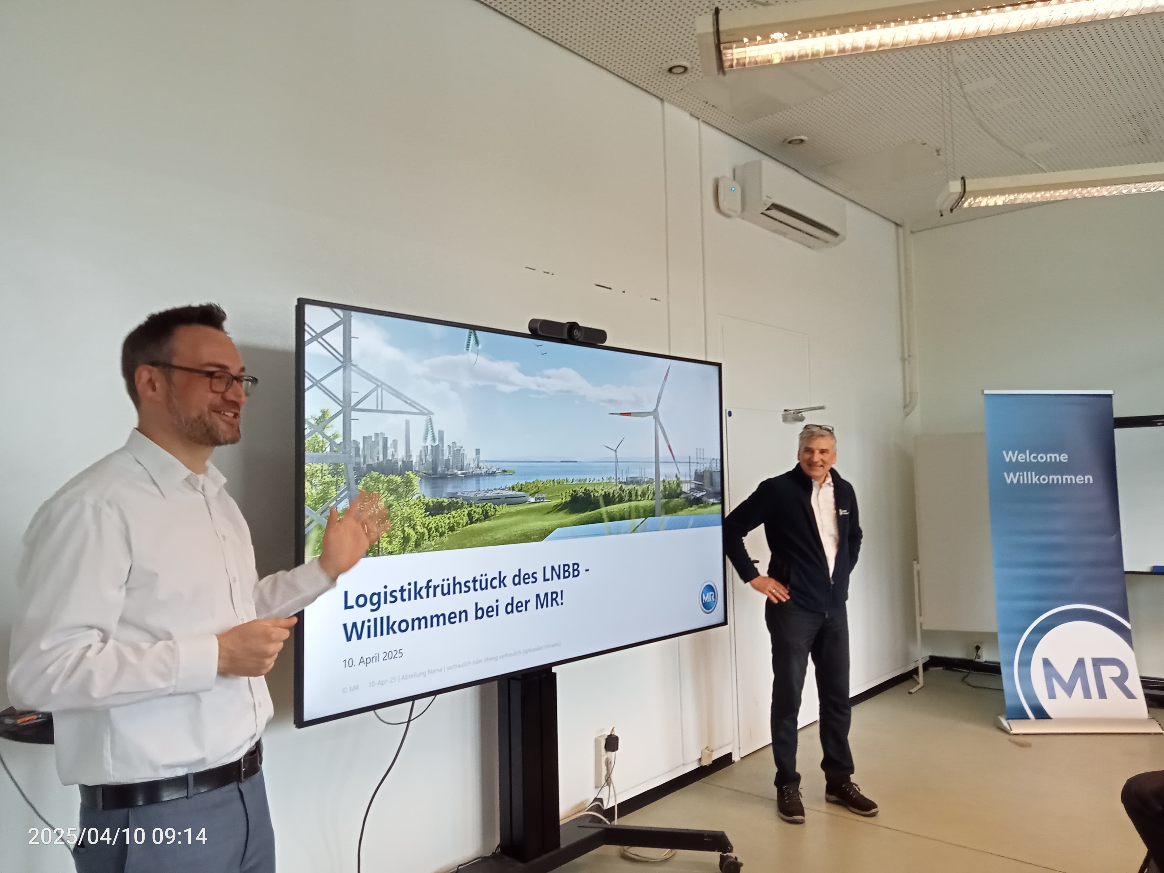 Logistikfrühstück bei der Maschinenfabrik Reinhausen (MR): Impulse für die Elektromobilität